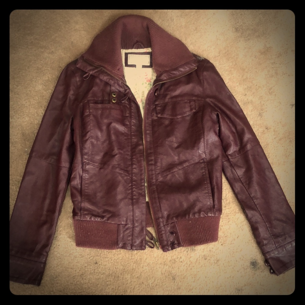 Leather jacket